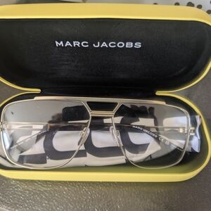 Marc Jacobs Silver Aviator Glasses